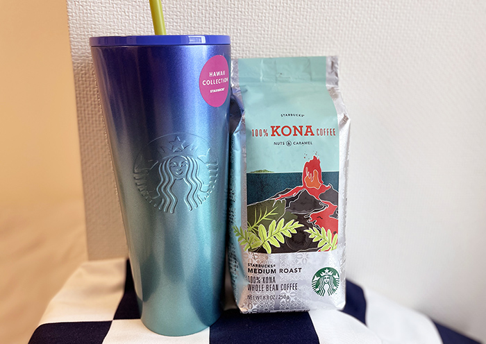 ①ハワイで買ってきた100％ Kona Coffee